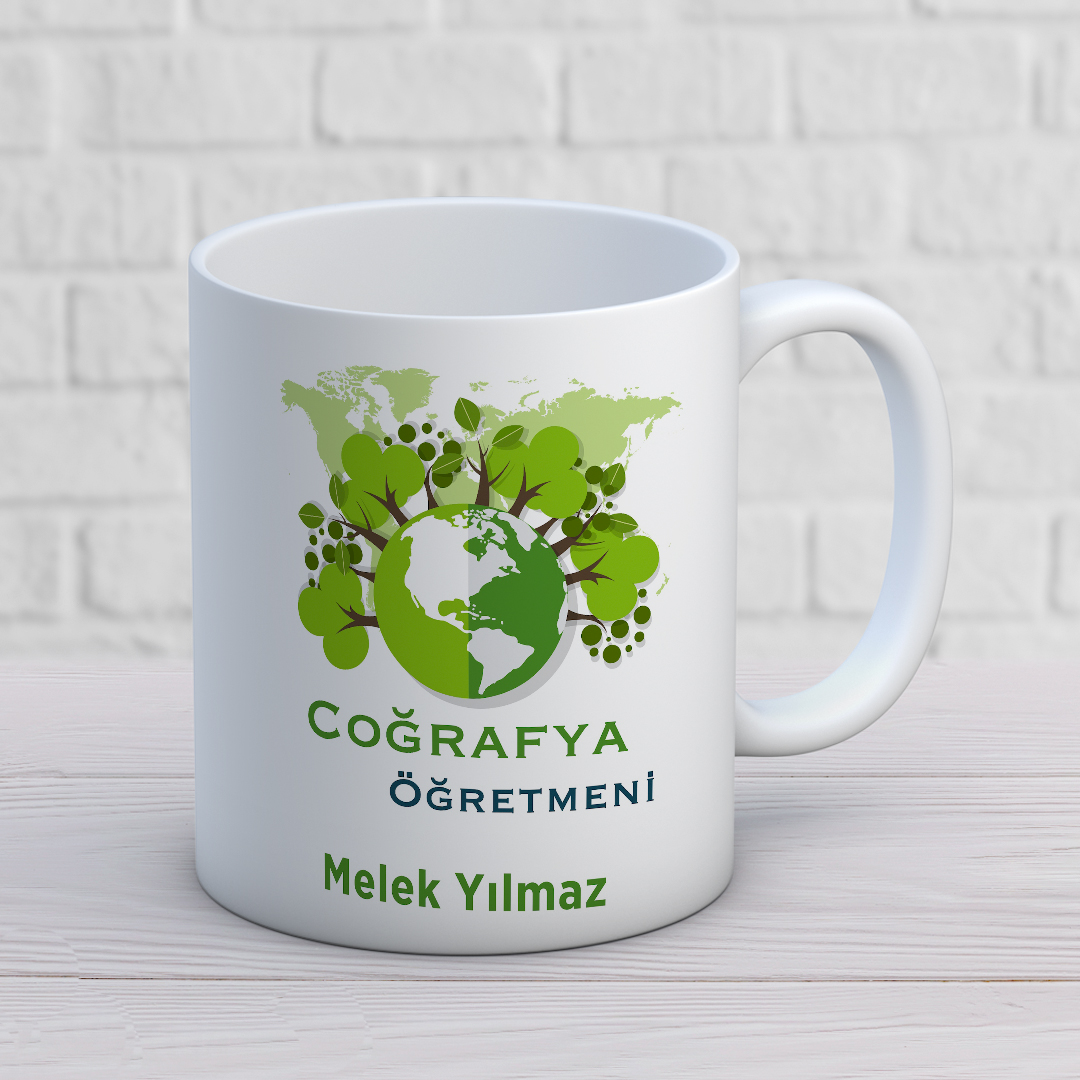 Coğrafya Dersi Öğretmeni Baskılı Kupa
