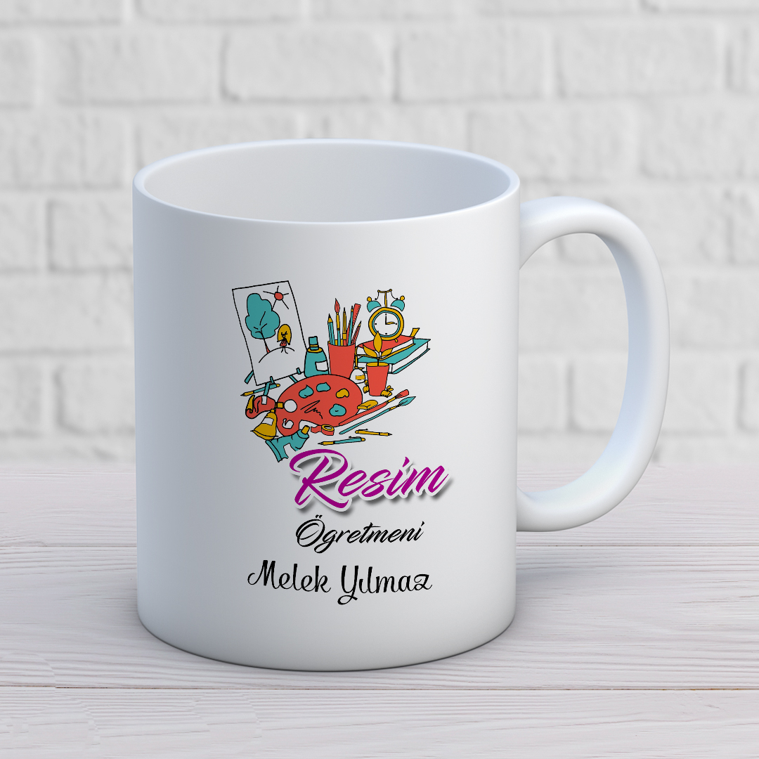 Resim Öğretmeni Baskılı Kupa