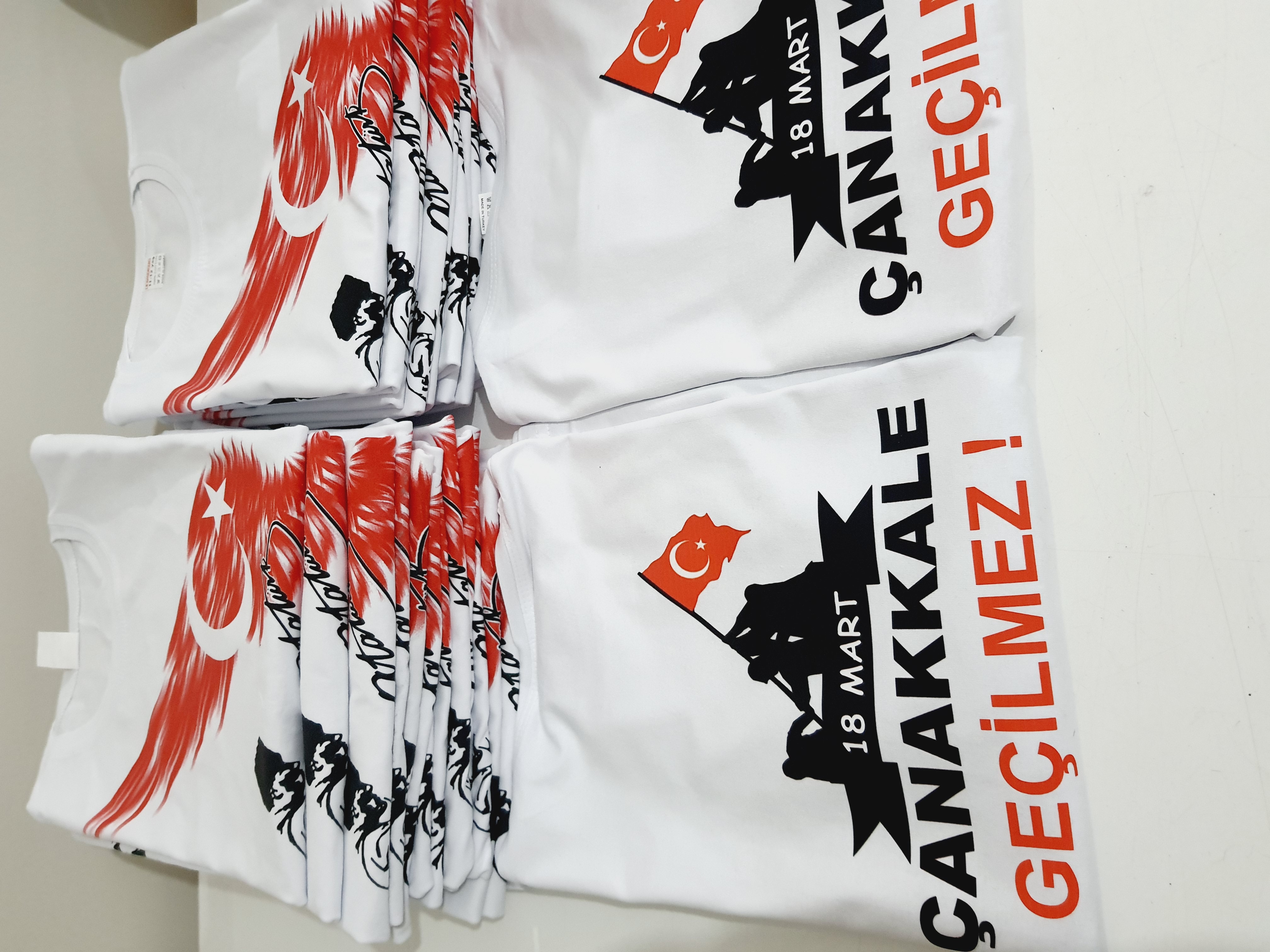 18 Mart Çanakkale Zaferi  Etkinlik Tişörtleri