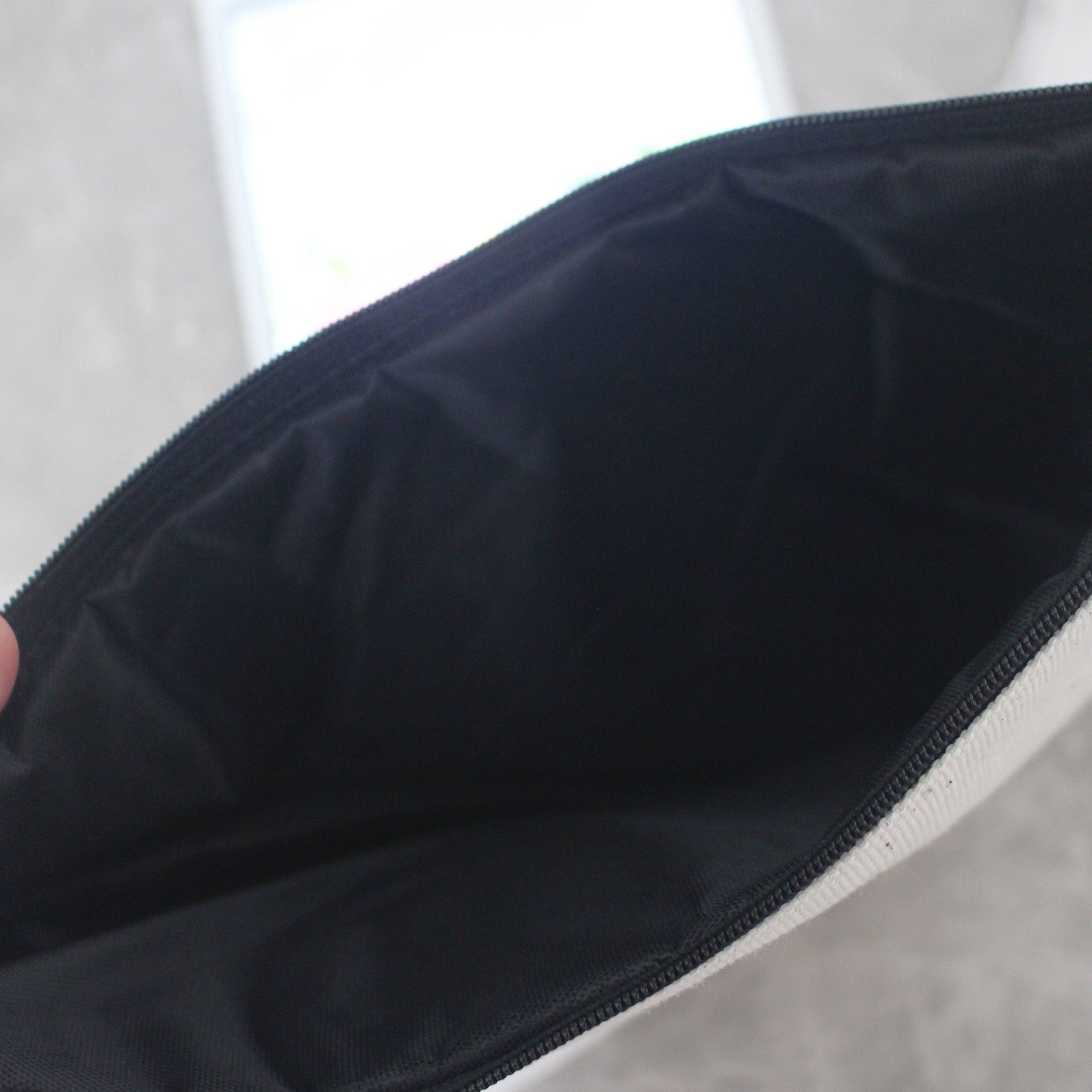 Astarlı Ham Bez Clutch Çanta  25 cm x 18 cm 