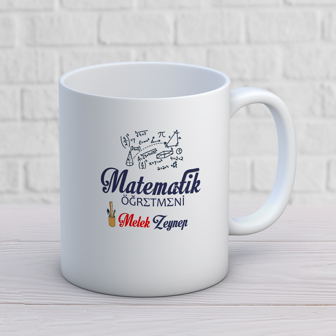 Matematik Dersi Öğretmeni Baskılı Kupa