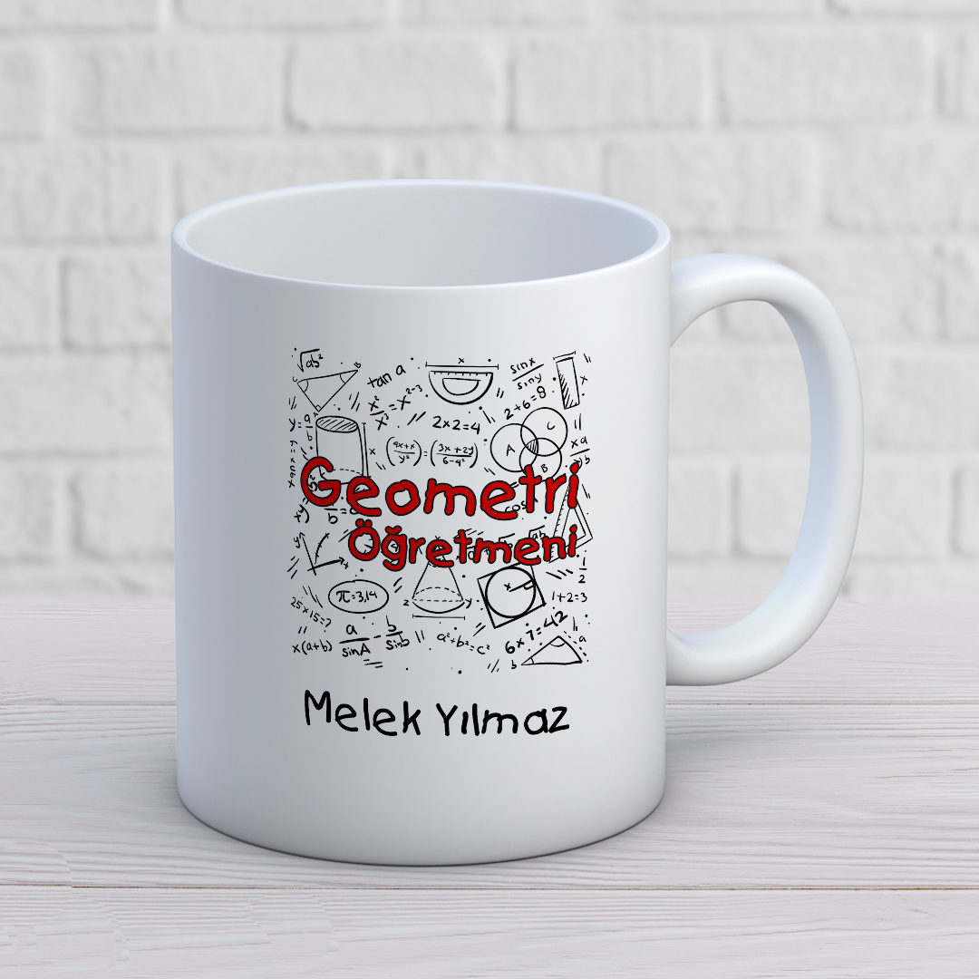Matematik Dersi Öğretmeni Baskılı Kupa