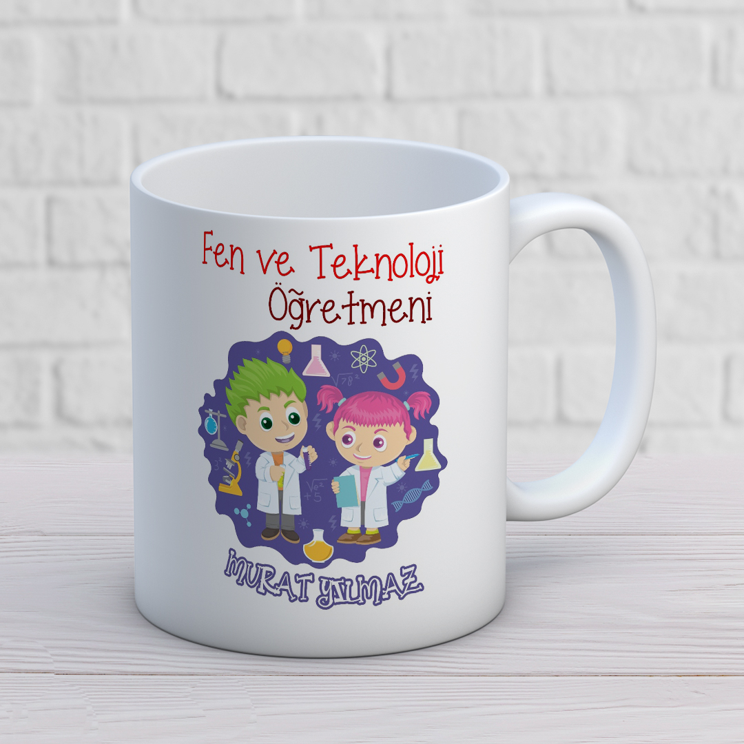 Fen ve Teknoloji Dersi Öğretmeni Baskılı Kupa