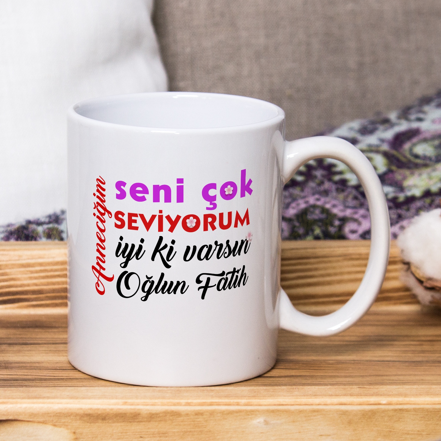 Anneler Günü Baskılı Kupa