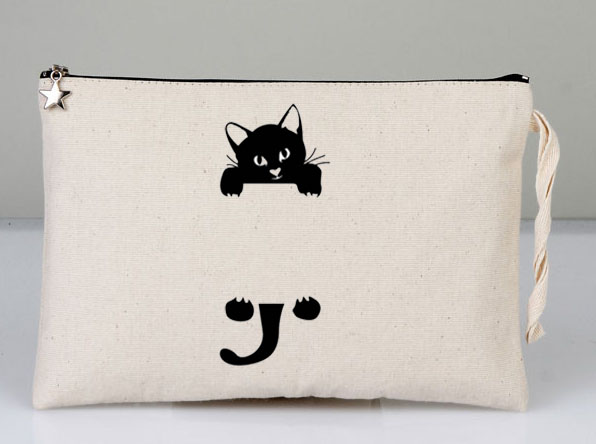 Astarlı Ham Bez Clutch Çanta  25 cm x 18 cm 