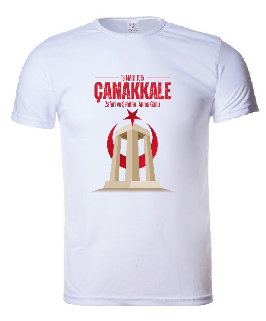 18 Mart Çanakkale Zaferi  Etkinlik Tişörtleri