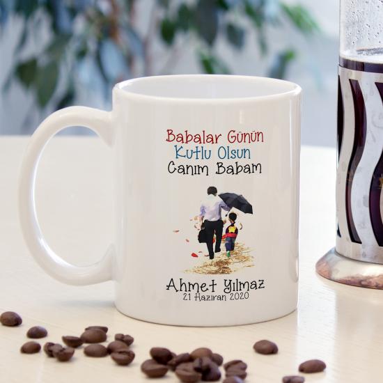 Babalar Günü Baskılı Kupa