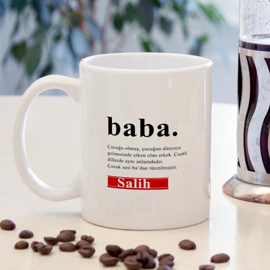 Babalar Günü Baskılı Kupa
