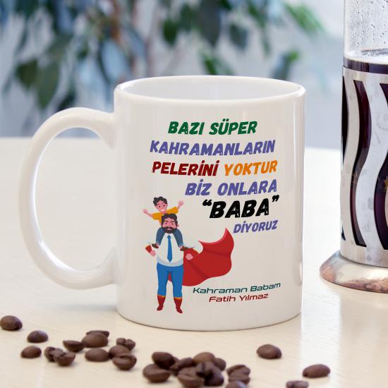 Babalar Günü Baskılı Kupa