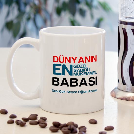 Babalar Günü Baskılı Kupa