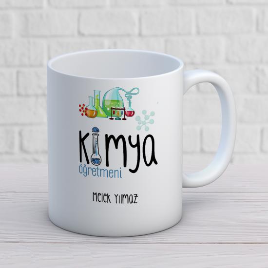 Kimya Dersi Öğretmeni Baskılı Kupa