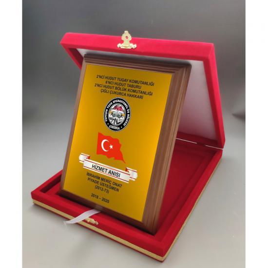 Ahşap Plaket 01